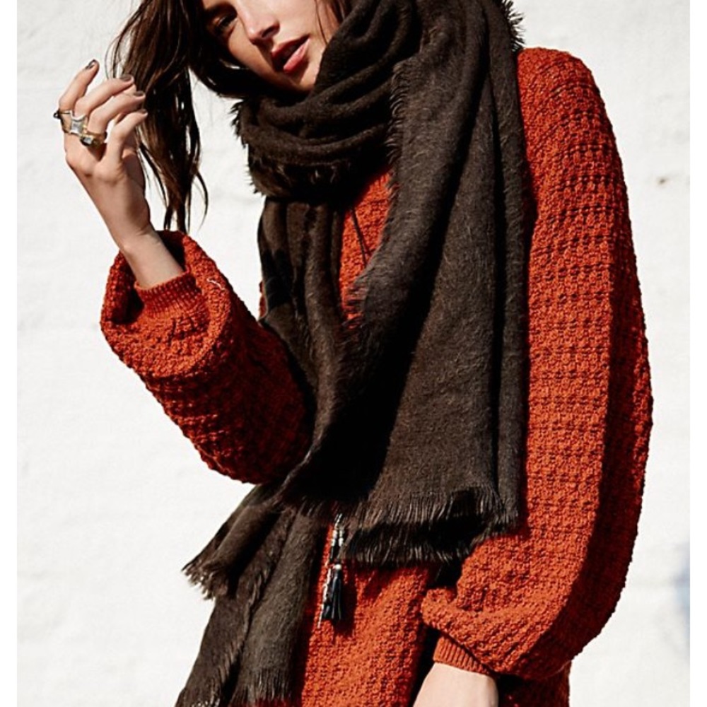 Free People koda brushed scarf NWOT